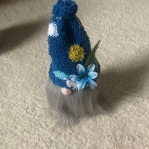 Fuzzy stuffed gnome